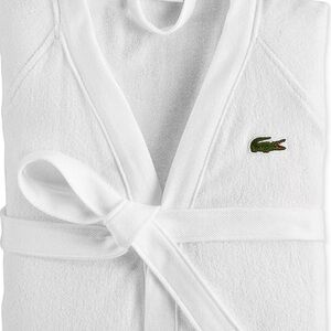 Adidas White Bathrobe with Logo